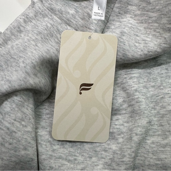 NWT | Fabletics | Zaylee Funnel Neck Tunic | Light Grey | Large - Picture 5 of 15